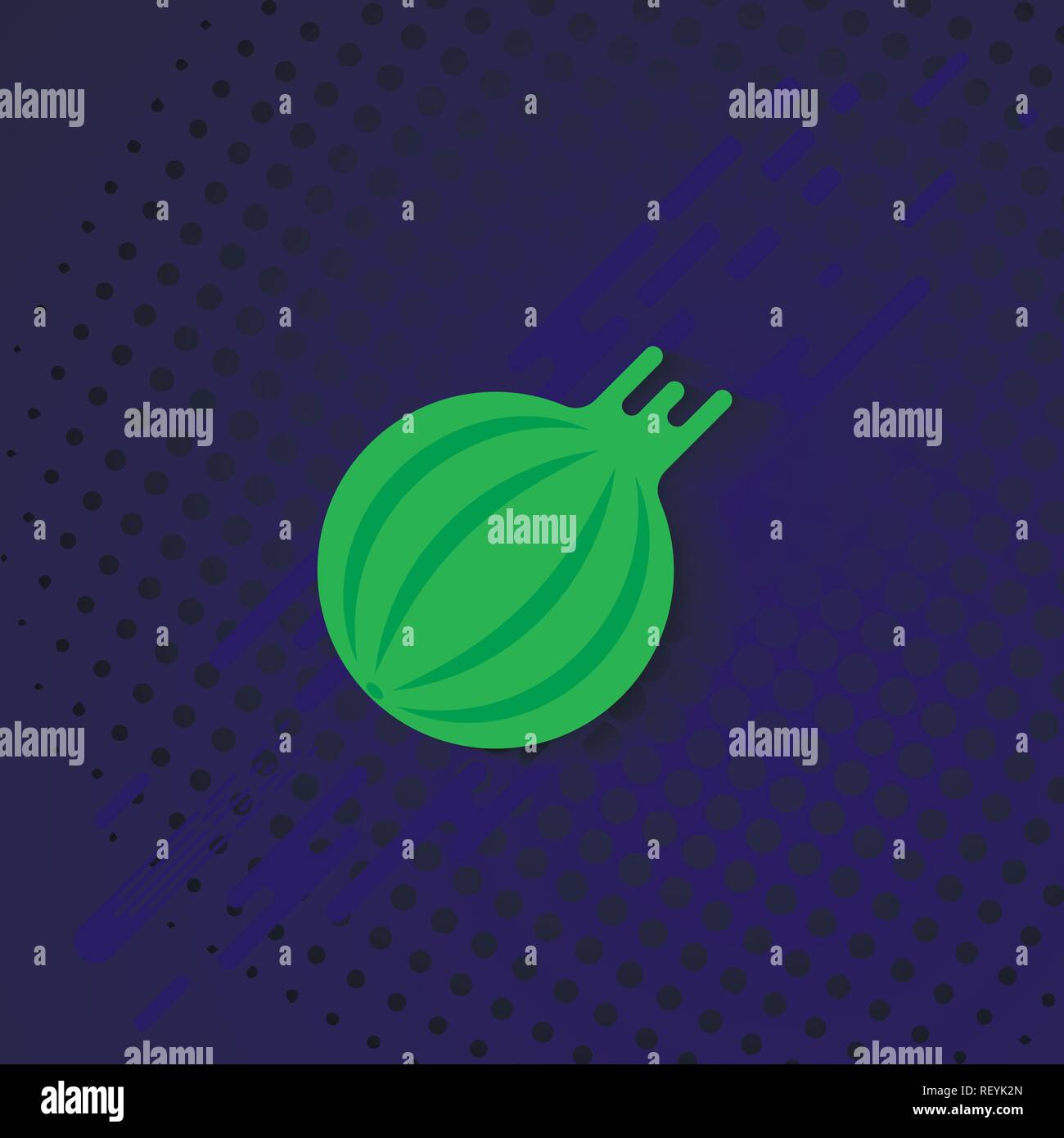 Télévision illustration graphique avec maturité et de groseille sucré dans un style de dessin animé. Illustration de Vecteur