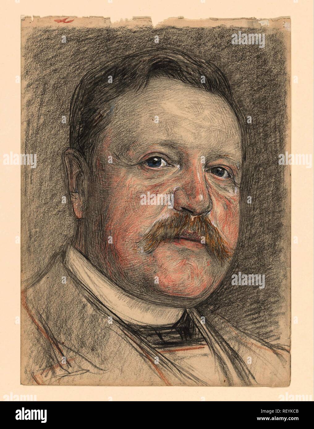 Portrait de RPJ Tutein Nolthenius. Rapporteur pour avis : Jan Veth. Dating : 1874 - 1925. Dimensions : H 349 mm × W 255 mm. Musée : Rijksmuseum, Amsterdam. Banque D'Images