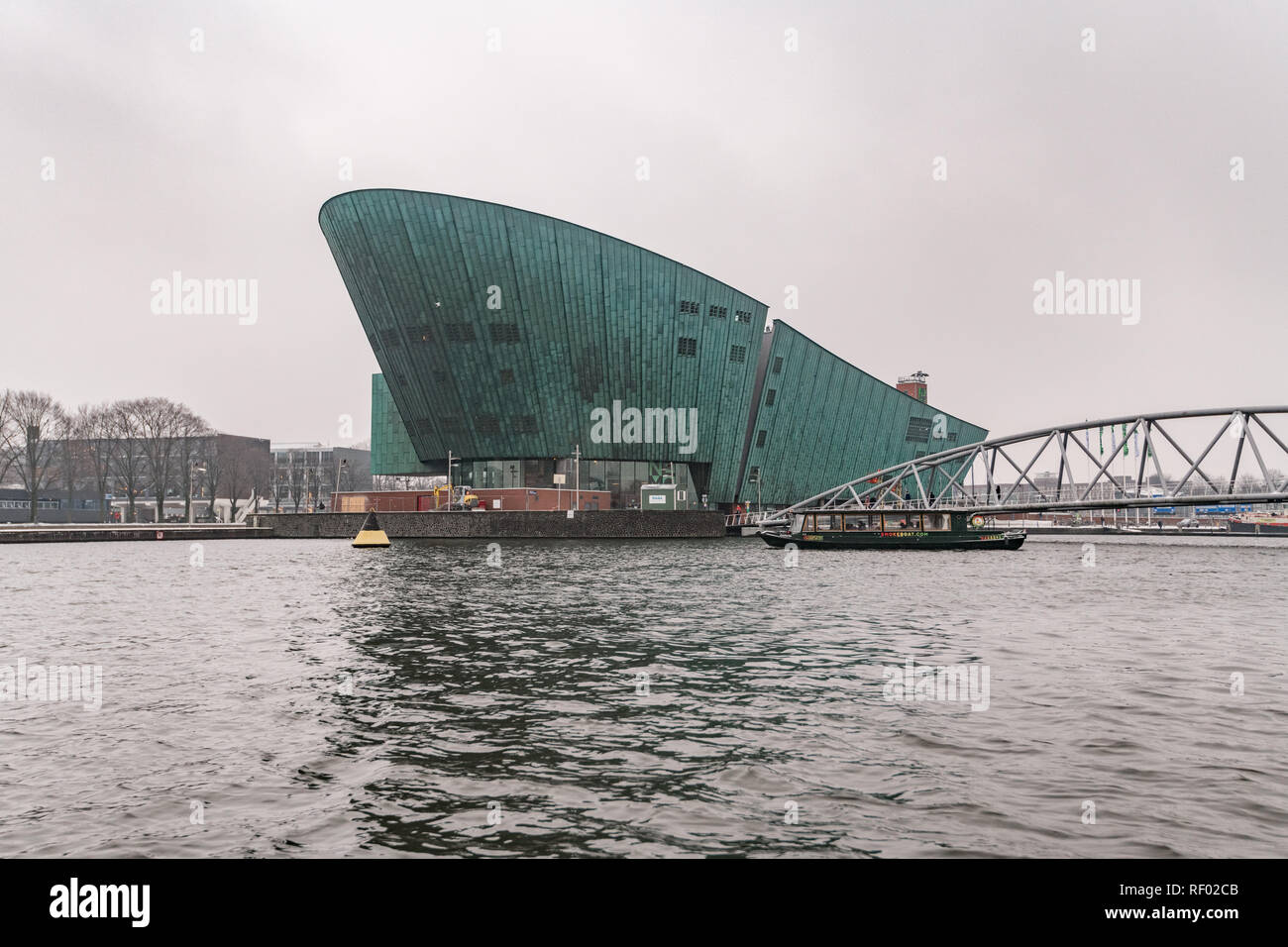 Amsterdam, Pays-Bas musée scientifique Nemo Banque D'Images