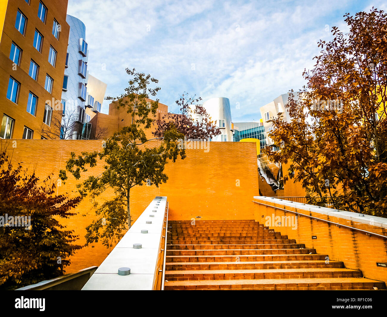 La photographie de l'automne et Halloween à Boston, MA Banque D'Images