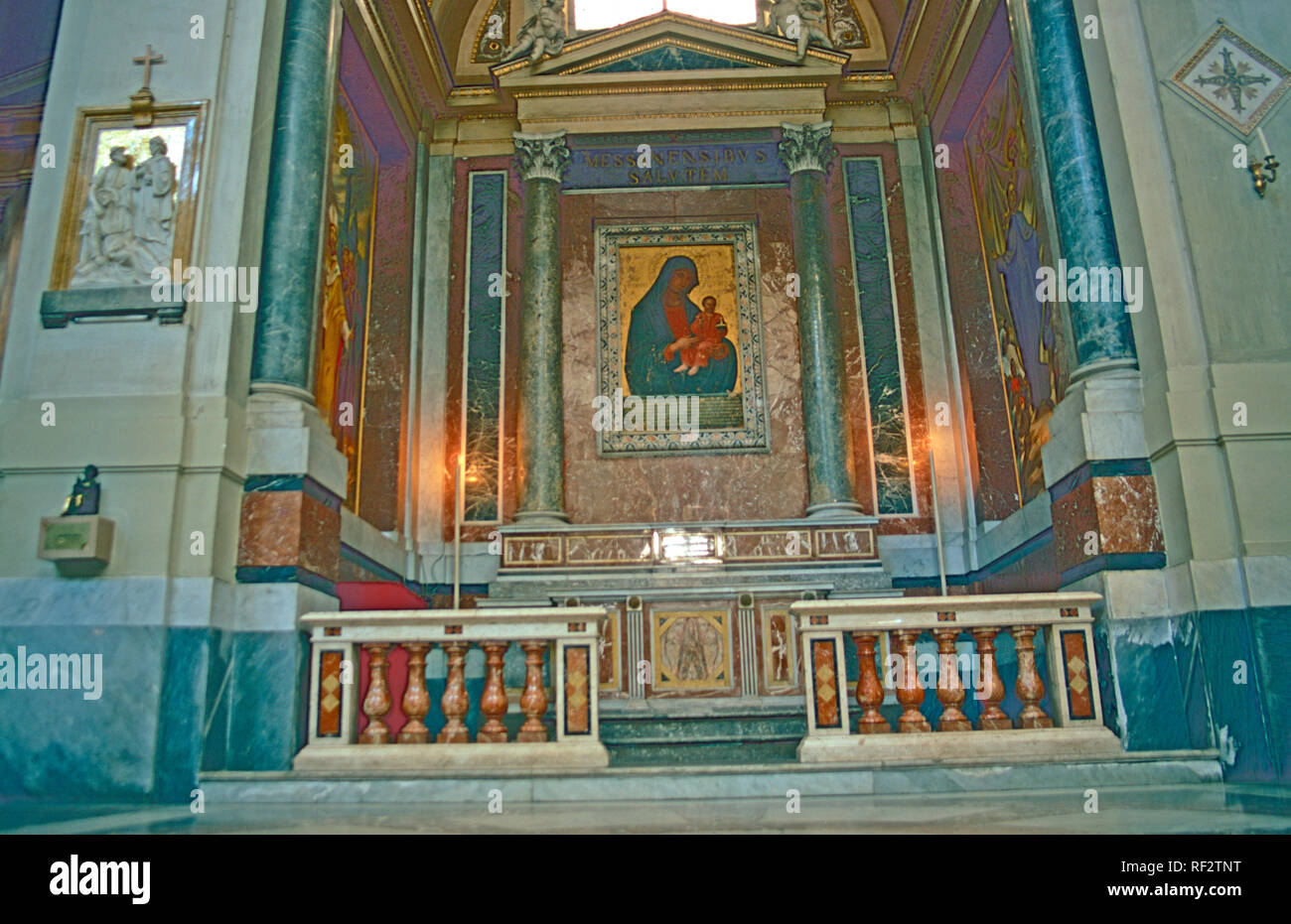 La cathédrale de Palerme Sicile Modifier Dormition de la Vierge Photo Europe Banque D'Images