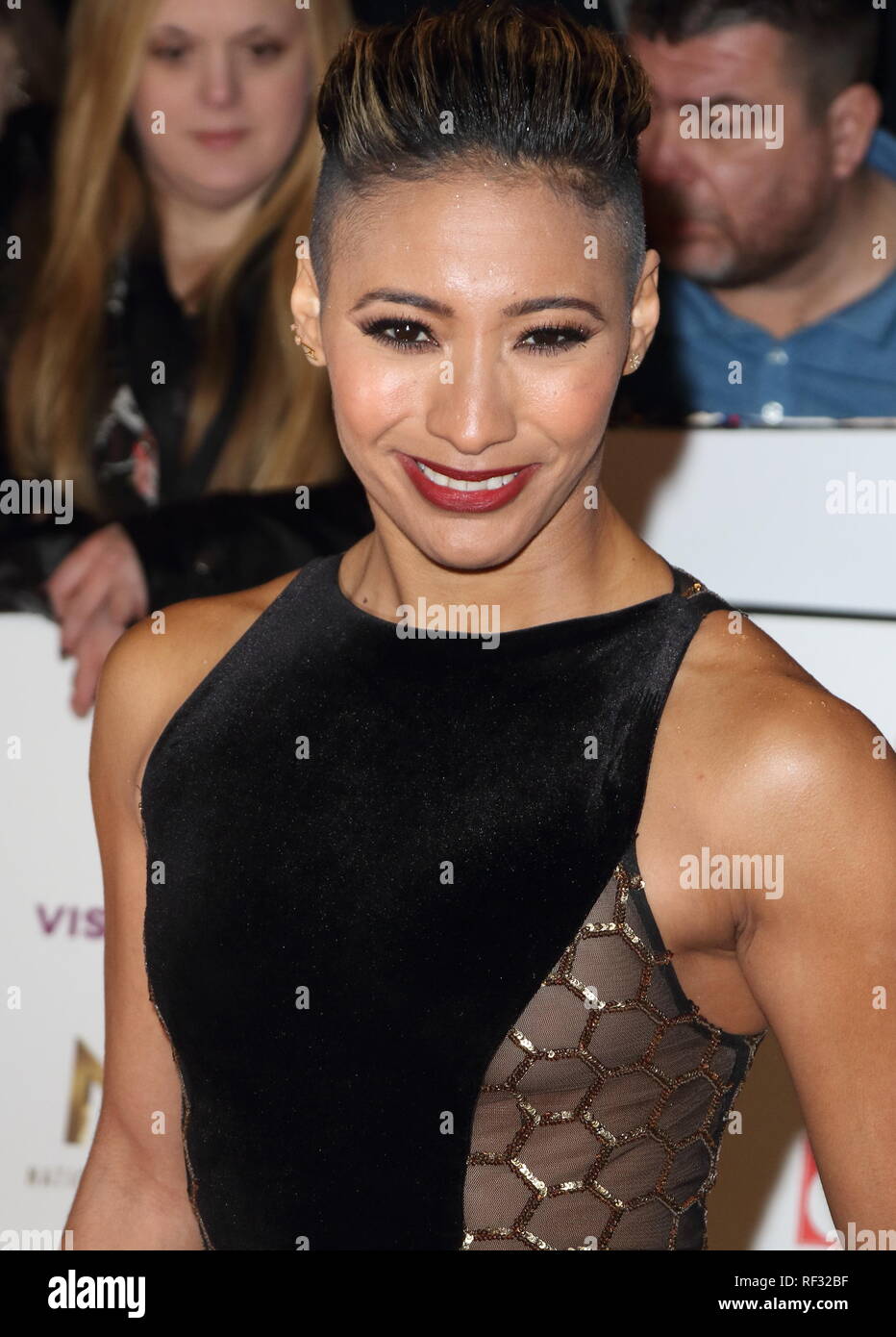 Londres, Royaume-Uni. 22 janvier, 2019. Karen Clifton vu sur le tapis rouge lors de la National Television Awards à l'O2, Peninsula Square à Londres. Credit : Keith Mayhew SOPA/Images/ZUMA/Alamy Fil Live News Banque D'Images