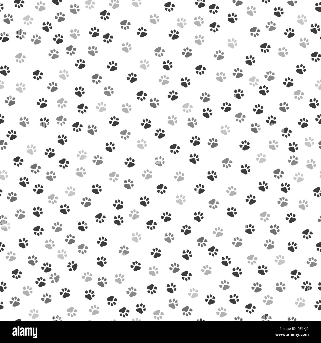 Empreinte de patte de chien sur fond blanc transparent 10 eps Image  Vectorielle Stock - Alamy
