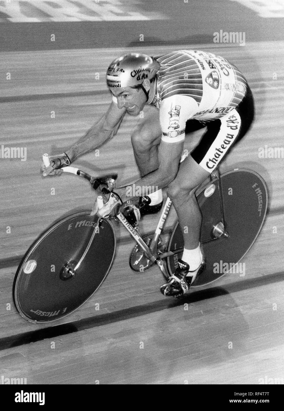 Francesco Moser, cycliste, 1980 Photo Stock - Alamy