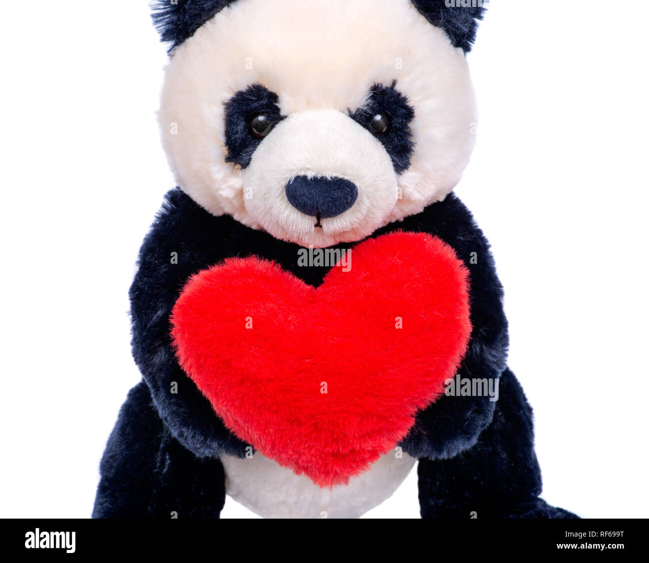 peluche panda coeur