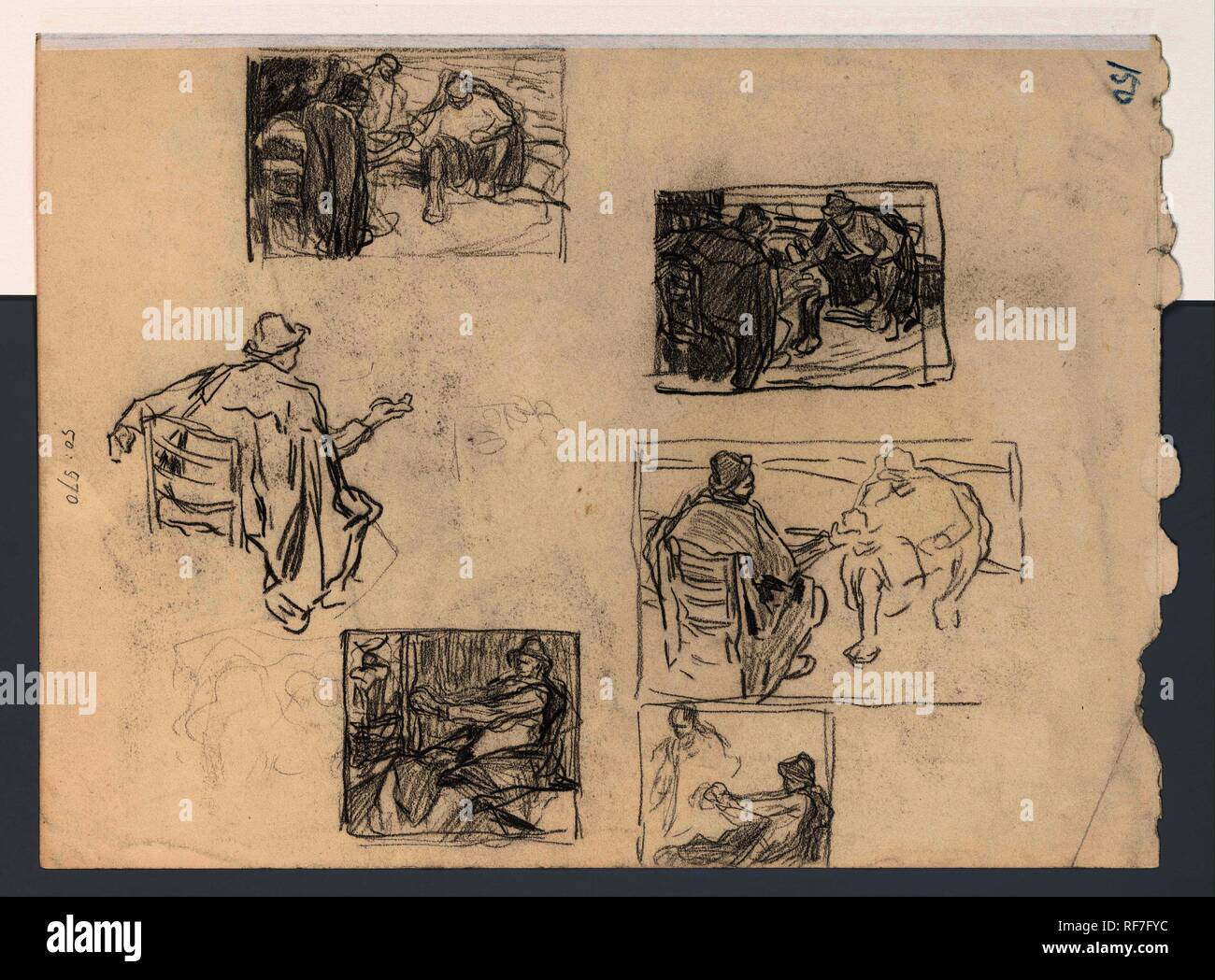 Position Combo des croquis. Rapporteur pour avis : Pieter de Josselin de Jong. Dating : 1871 - 1906. Dimensions : H 351 mm × W 261 mm. Musée : Rijksmuseum, Amsterdam. Banque D'Images Position Combo des croquis. Rapporteur pour avis : Pieter de Josselin de Jong. Dating : 1871 - 1906. Dimensions : H 351 mm × W 261 mm. Musée : Rijksmuseum, Amsterdam. Banque D'Images