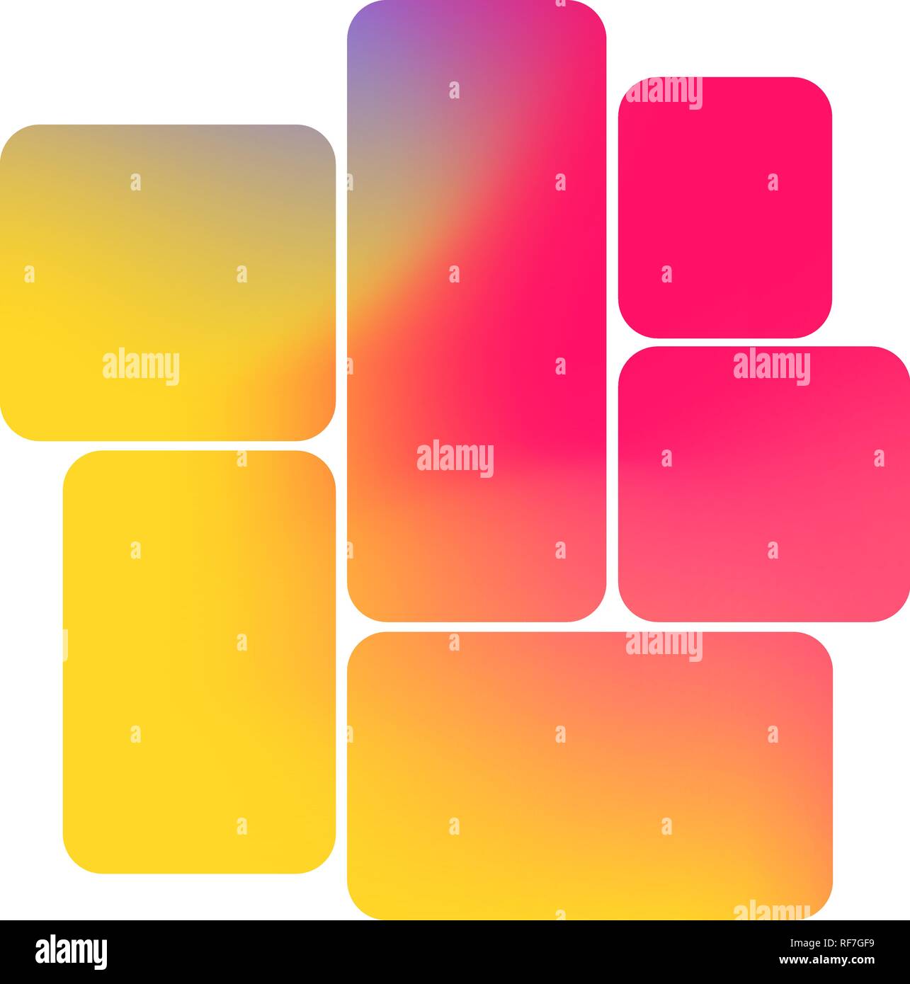 Abstract background mesh gradient floue. Modèle de page lisse coloré Illustration de Vecteur