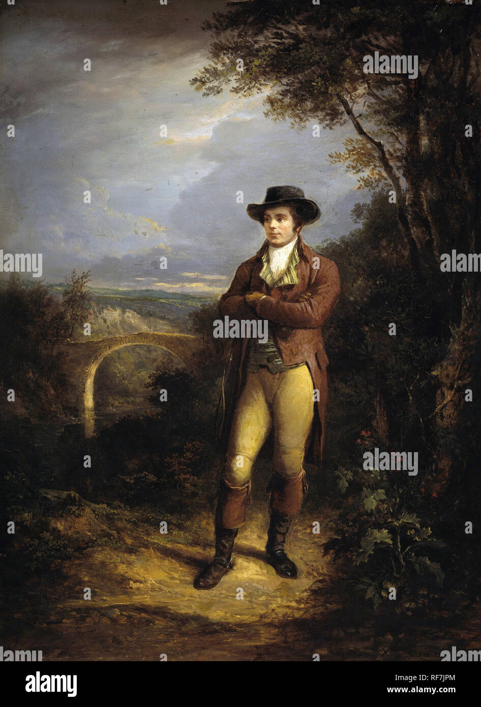 ROBERT BURNS (1759-1796), poète écossais et parolier. Banque D'Images