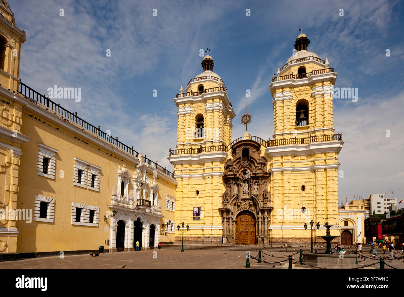 Église de Lima, Pérou Banque D'Images