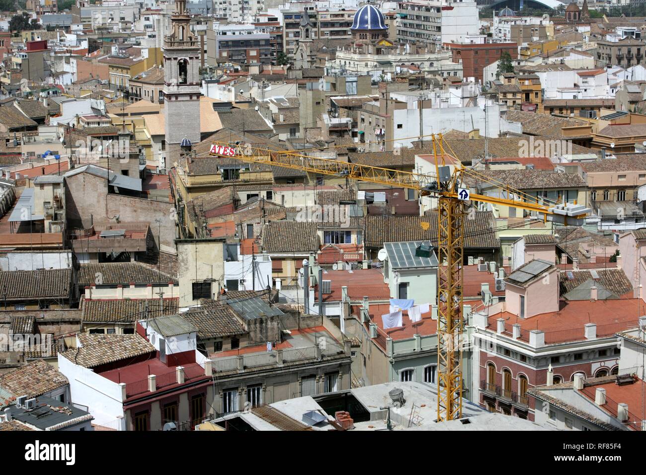 ESP, Valence, Espagne : vue sur la vieille ville Banque D'Images