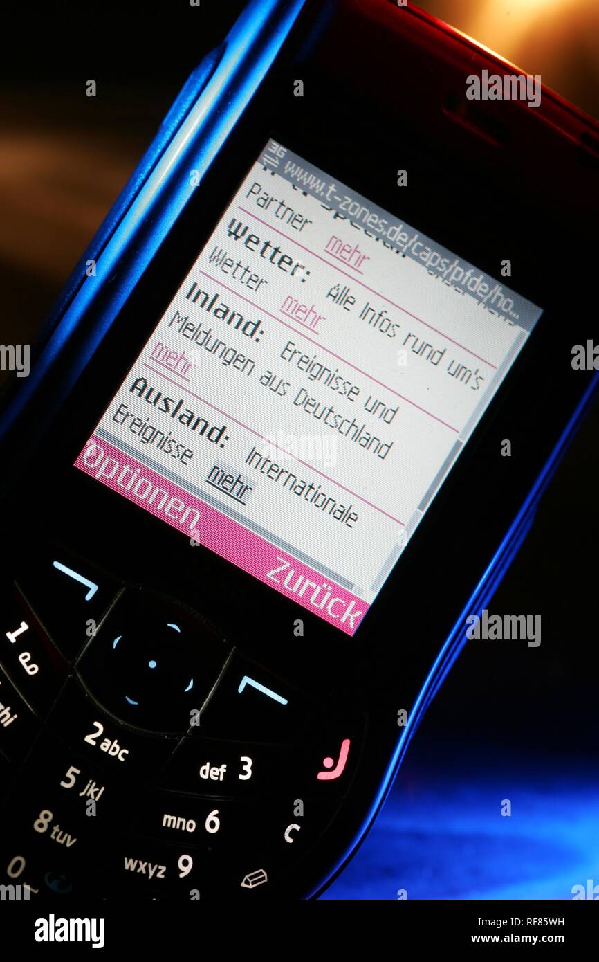 DEU, République fédérale d'Allemagne : votre téléphone portable avec la technologie UMTS. | Banque D'Images