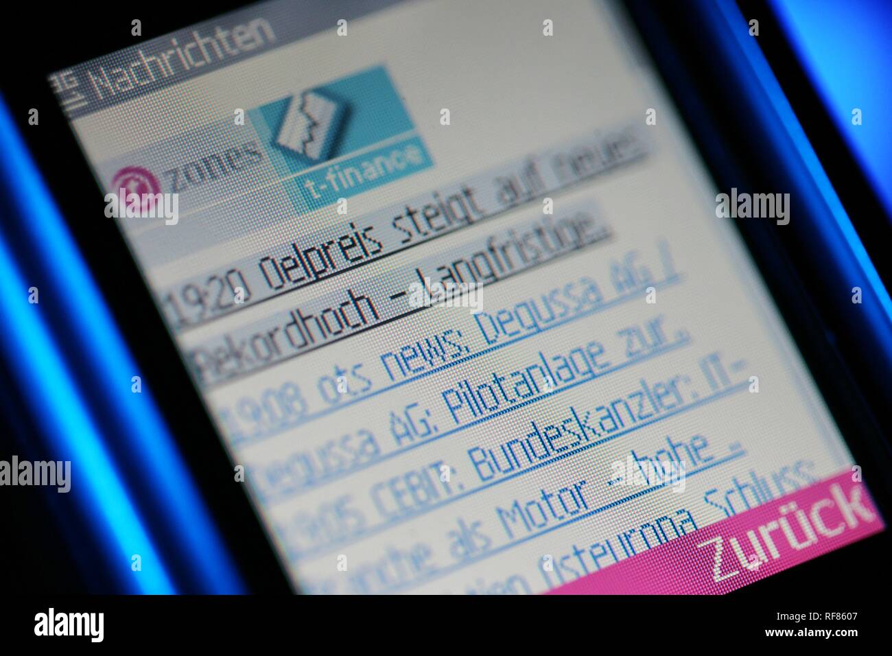 DEU, République fédérale d'Allemagne : votre téléphone portable avec la technologie UMTS. | Banque D'Images