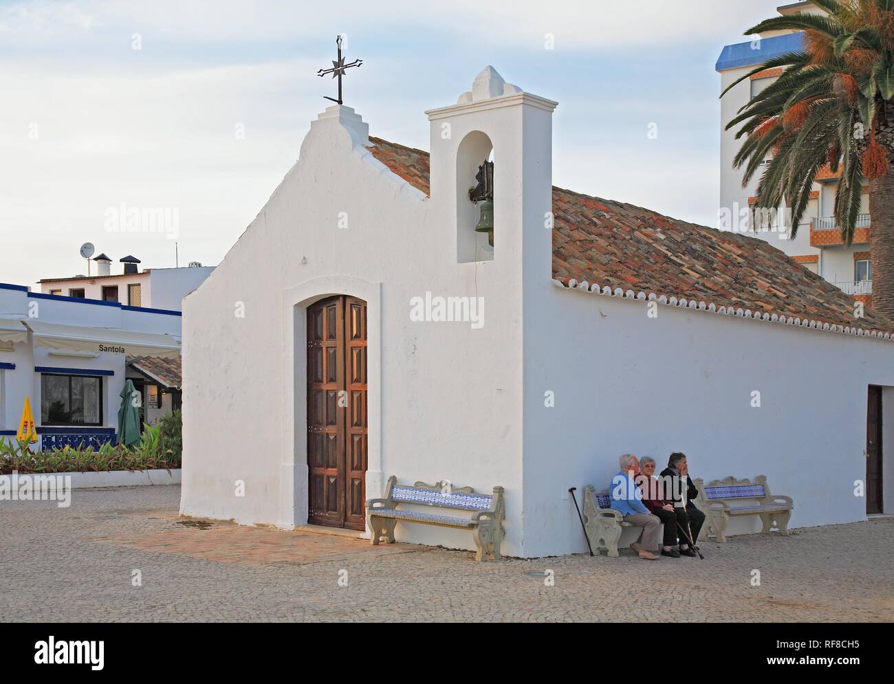 Chapelle de Santo Antonio, Armacao de Pera, Algarve, Portugal Banque D'Images