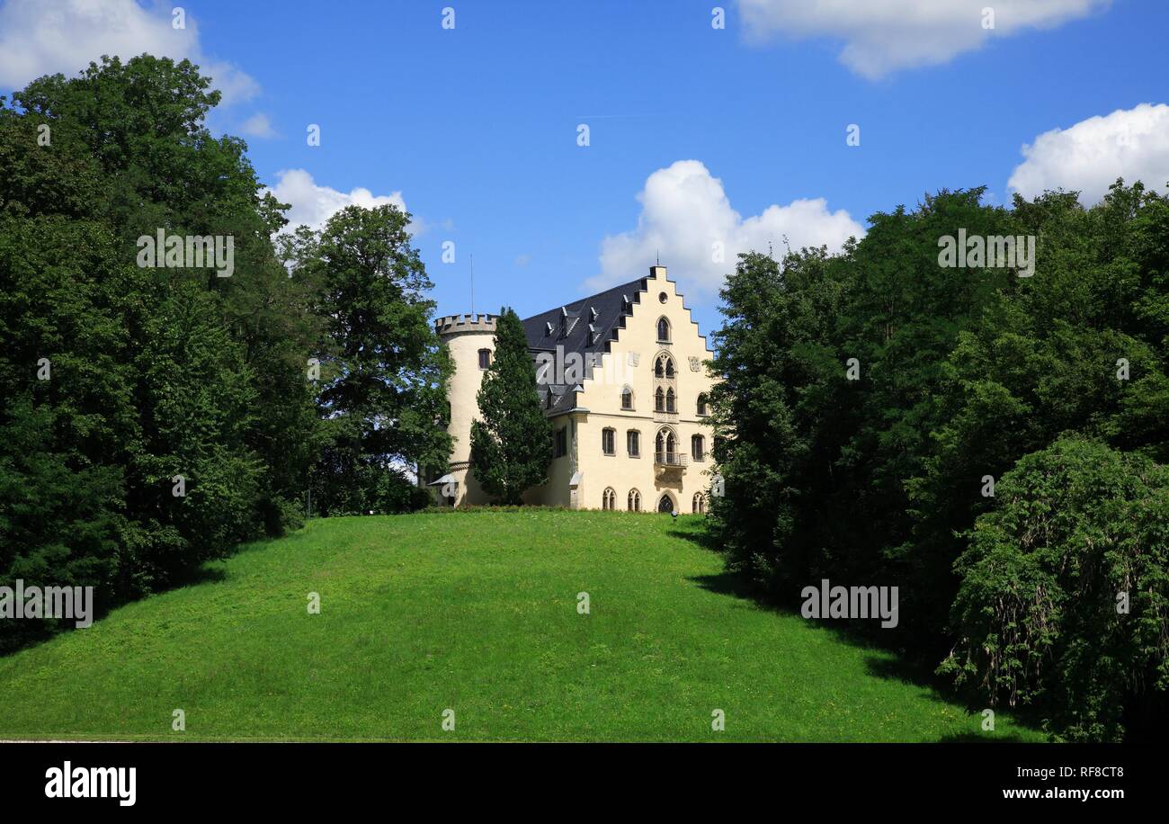 Château de Rosenau, Cobourg, Haute-Franconie, Bavière Banque D'Images