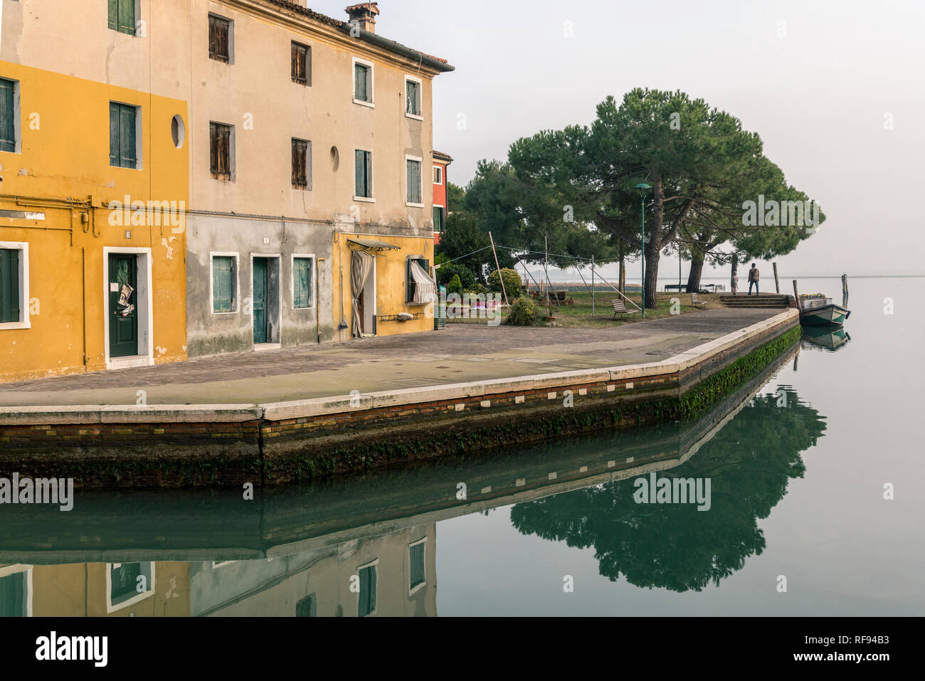 Sur l'eau Venise Banque D'Images