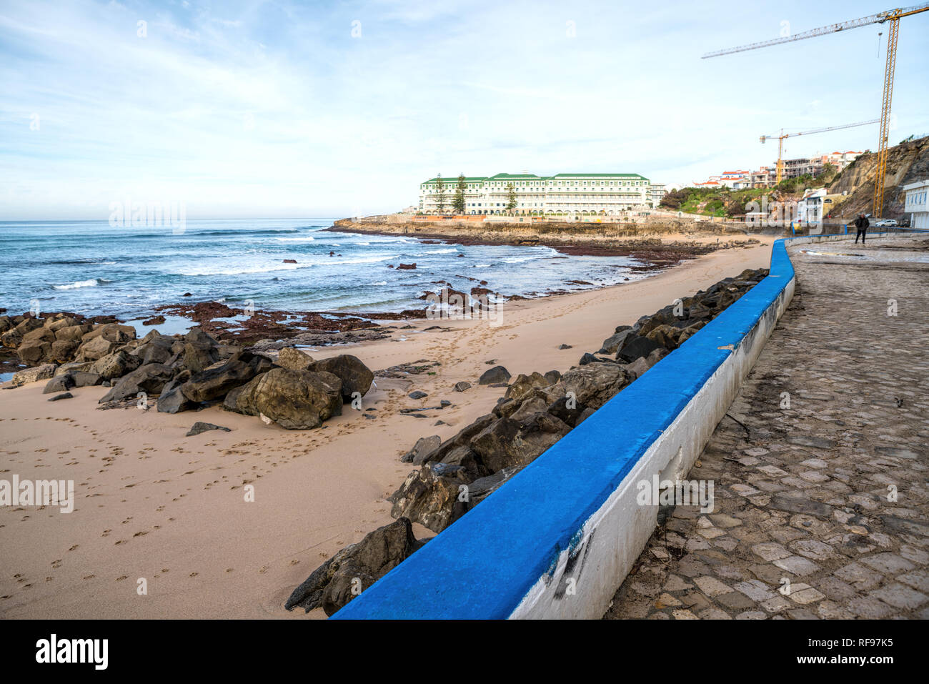 Praia do Norte, North Beach, Ericeira, Côte de Lisbonne, Portugal Banque D'Images