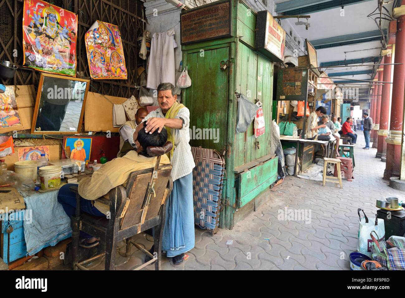 L'ouest du Bengale, CALCUTTA INDE - 21 décembre 2018 : Salon de l'étude sur les rues de Calcutta dans le Bengale occidental Banque D'Images