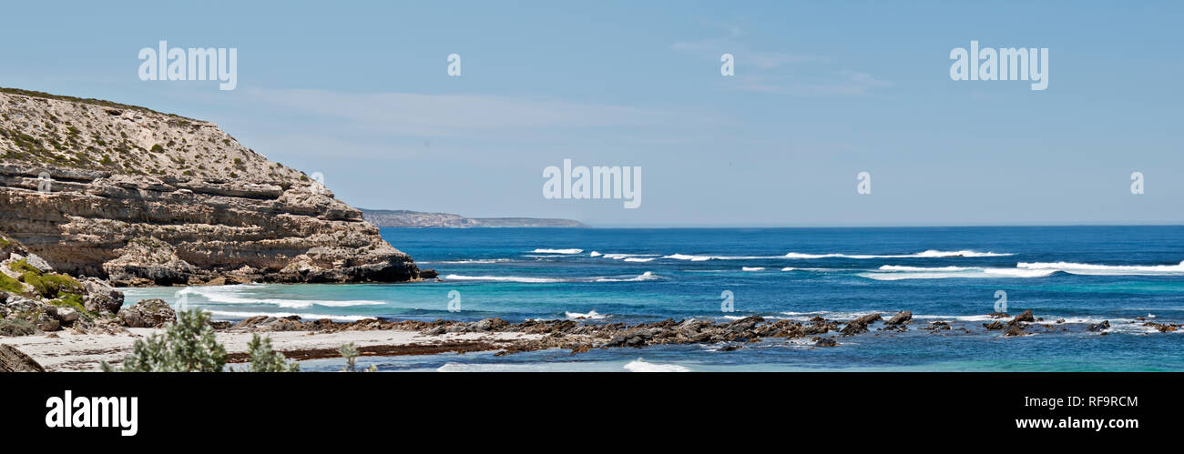 C'est un paysage de Seal Bay, sur Kangaroo Island, Australie Banque D'Images