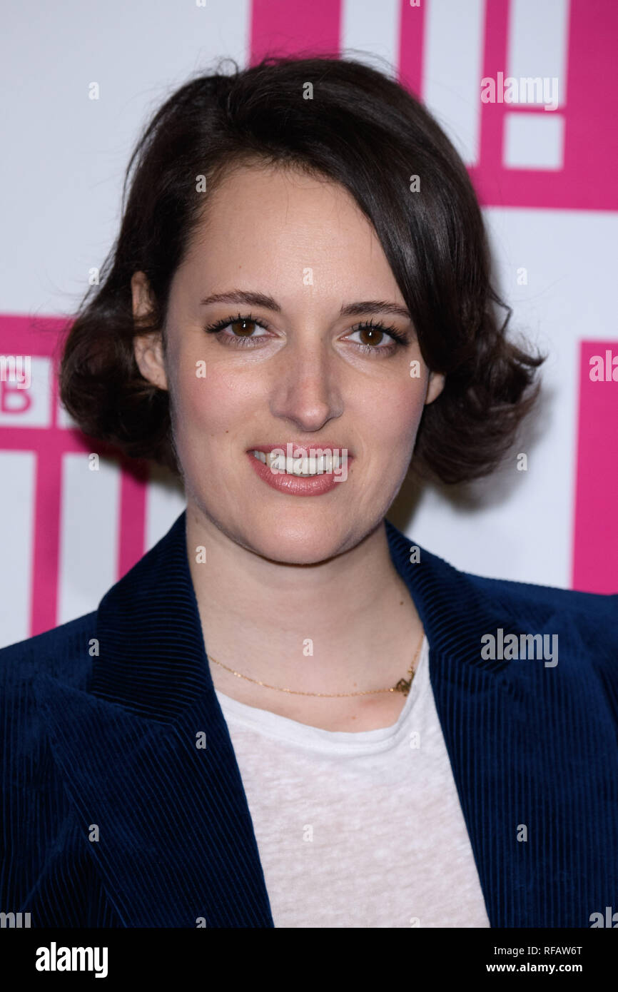 Londres, Royaume-Uni. 24 Jan, 2019. Phoebe Waller pont à l 'Fleabag' Saison 2 dépistage, at the BFI South Bank, Londres. Photo : Steve Sav/Featureflash Crédit : Paul Smith/Alamy Live News Banque D'Images