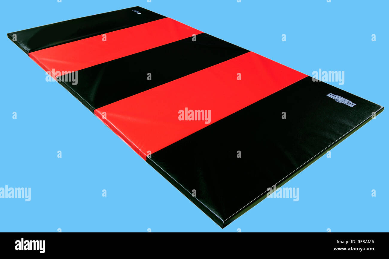 Tapis d'exercice pliable Banque D'Images