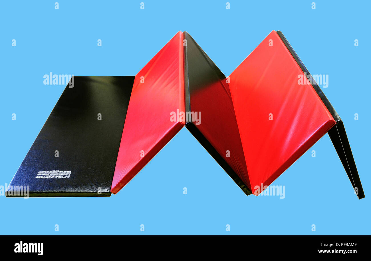 Tapis d'exercice pliable Banque D'Images