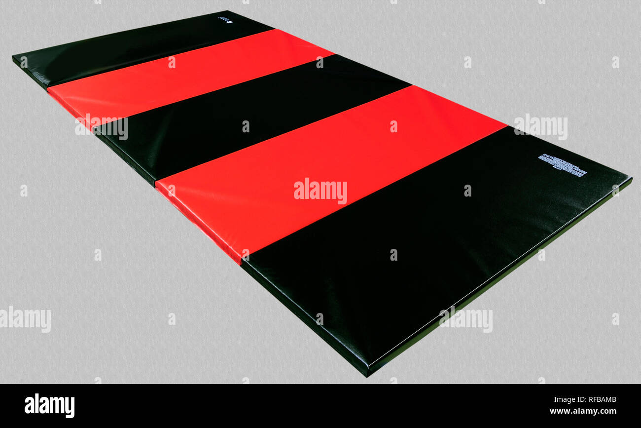 Tapis d'exercice pliable Banque D'Images