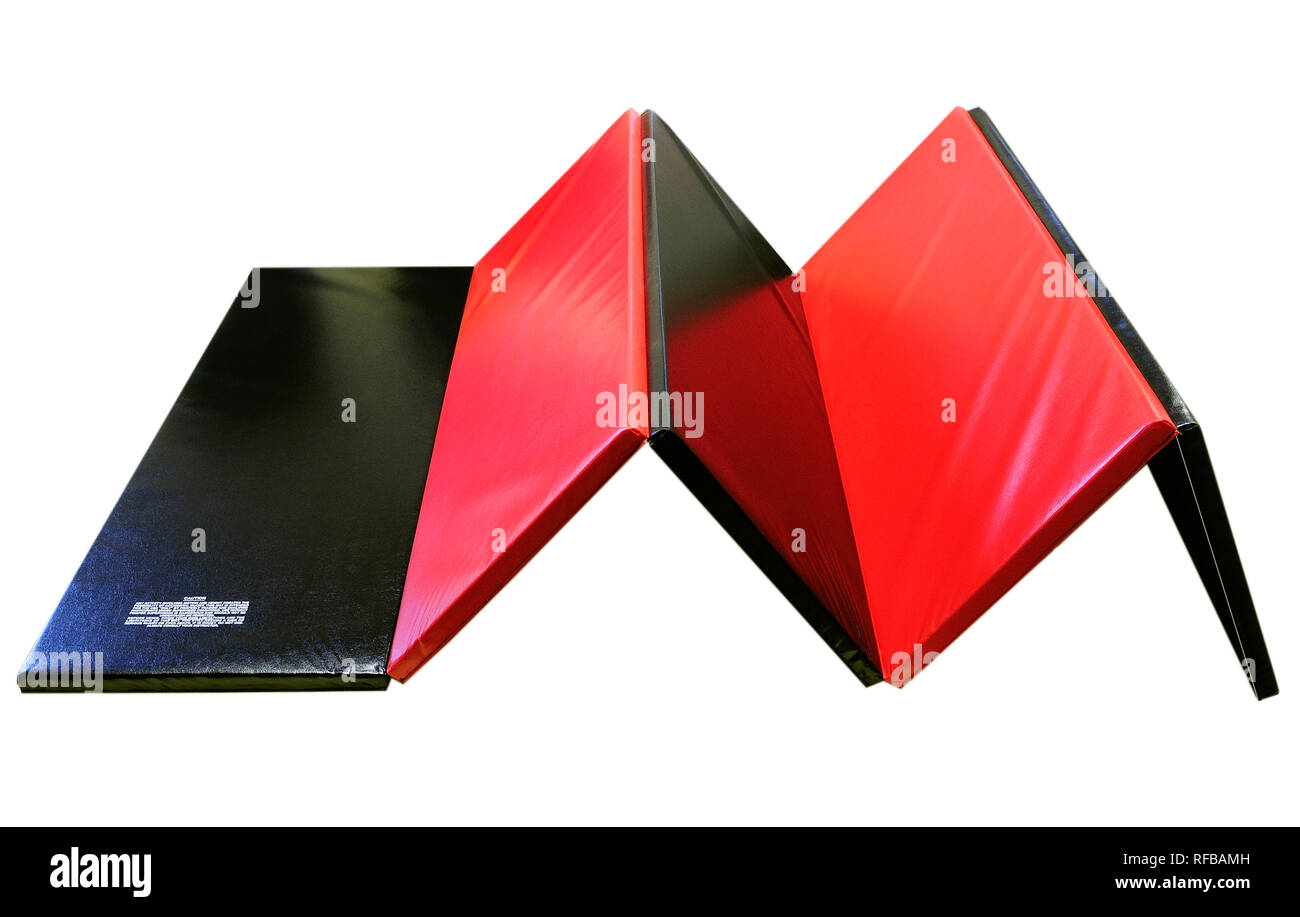 Tapis d'exercice pliable Banque D'Images