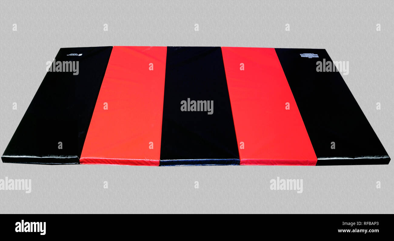 Tapis d'exercice pliable Banque D'Images