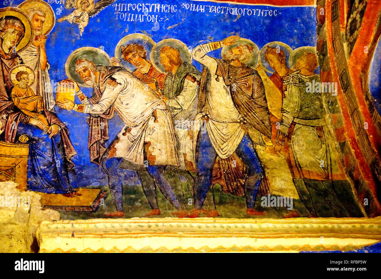 Tokali Kilise église, Göreme. Cappadoce, Turquie Banque D'Images