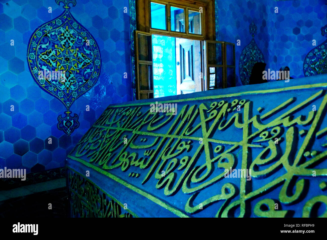 Yeşil mosquée. La Mosquée verte ou à la mosquée de Mehmed I, Bursa. L'Anatolie. La Turquie Banque D'Images
