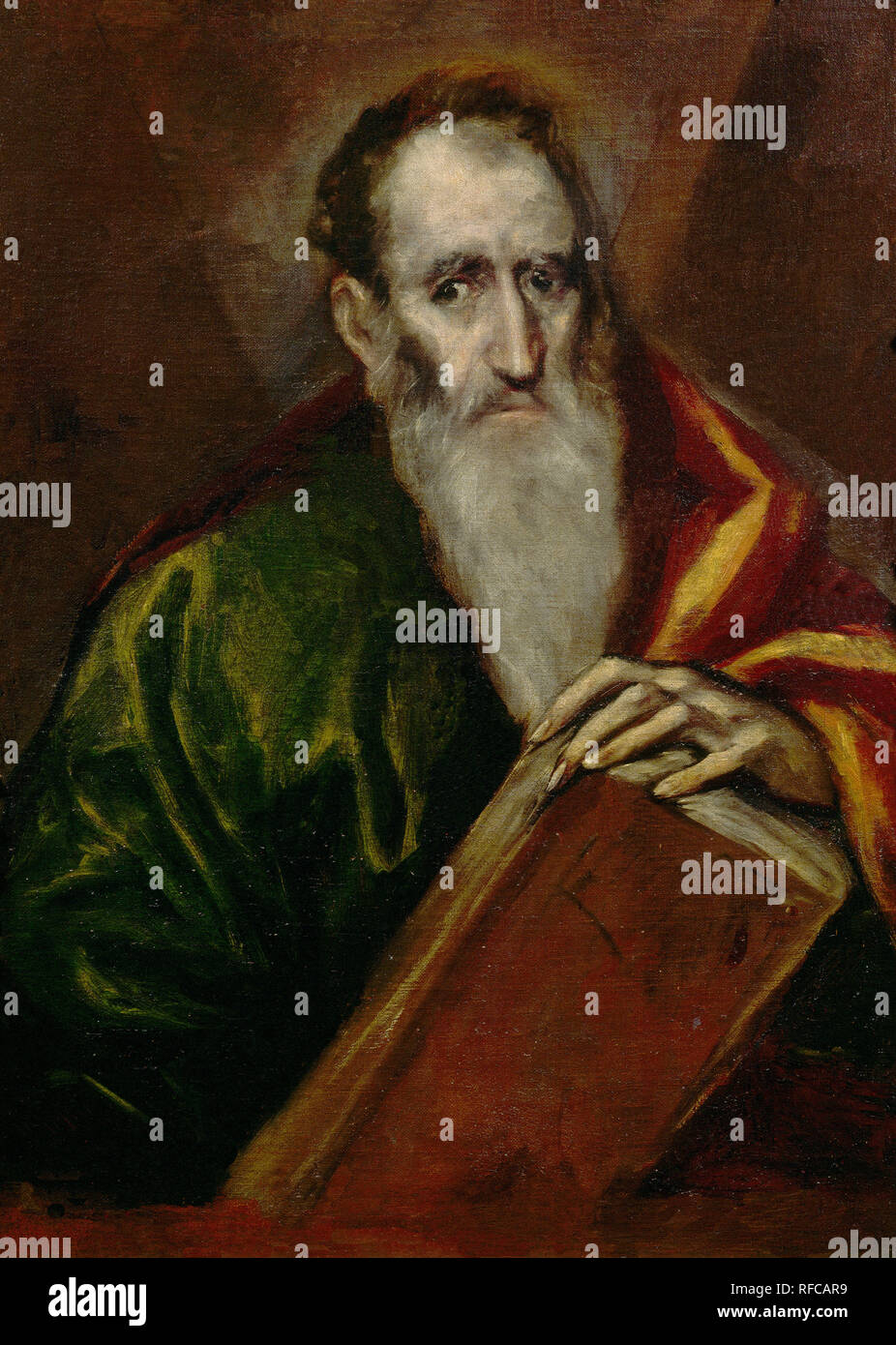 SAN PABLO- SIGLO XVI-PINTURA MANIERISTA. Auteur : EL GRECO. Emplacement : MUSEO HOSPITAL DE SANTA CRUZ. Toledo. L'ESPAGNE. Banque D'Images