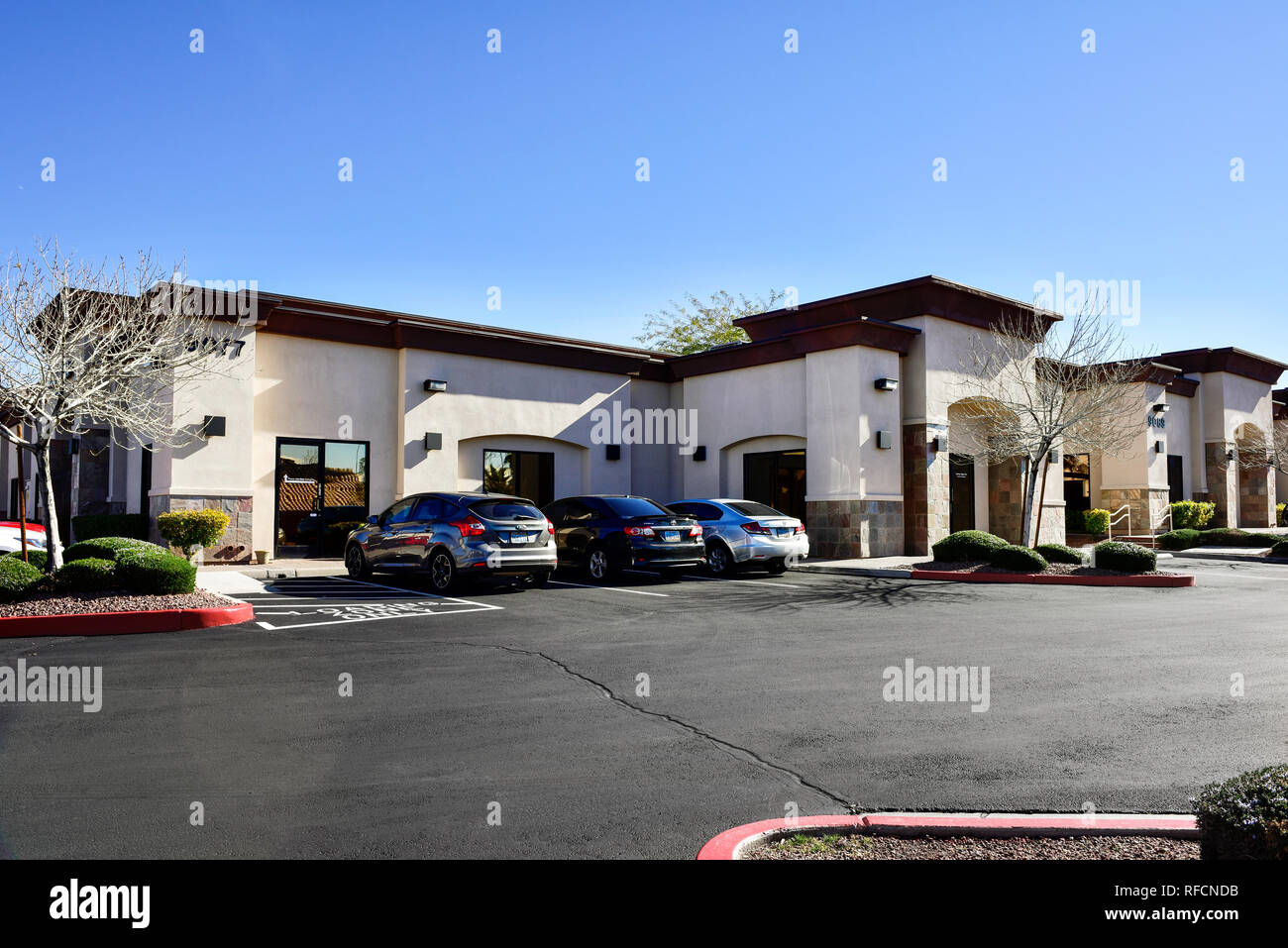 Henderson Nevada commerciale Banque D'Images