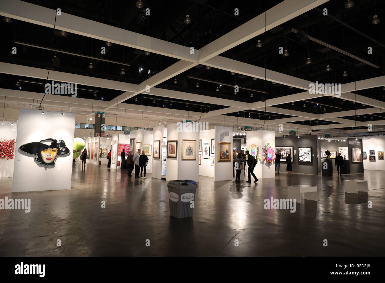 Los Angeles, CA/USA - 1/24/2019 : l'Art à la Los Angeles Convention Center qui est le plus complet de l'Art Contemporain International S Banque D'Images