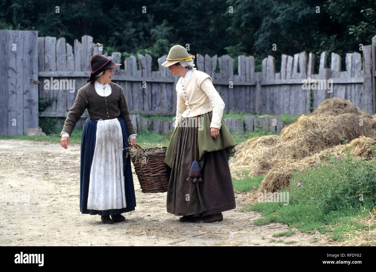 Le musée en plein air historique 'Plimoth Plantation', Plymouth, Massachusetts, USA, United States of America Banque D'Images