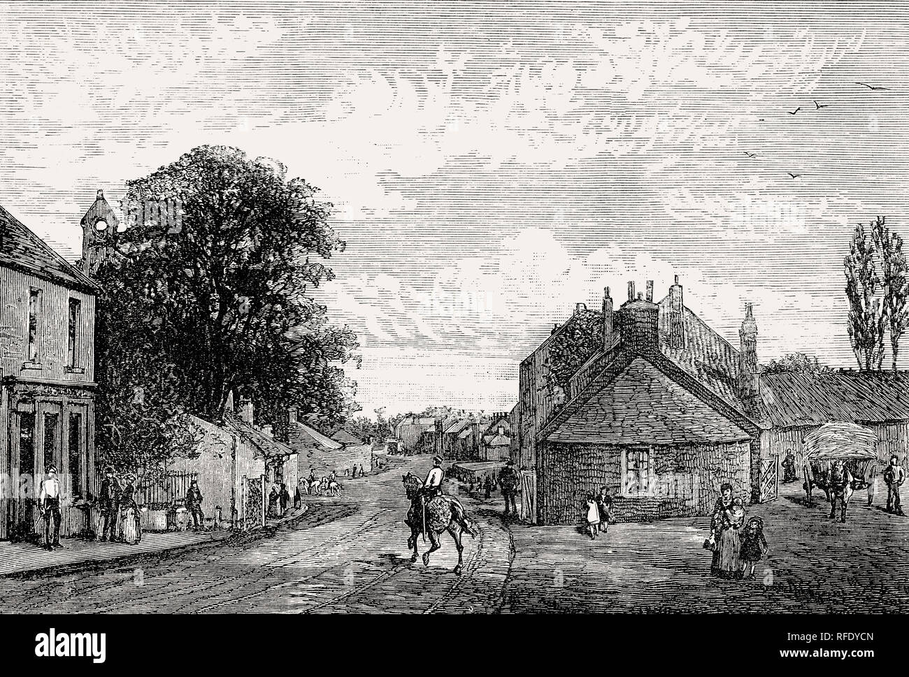 Jock's Lodge, Portobello, Édimbourg, Écosse, 19e siècle Banque D'Images