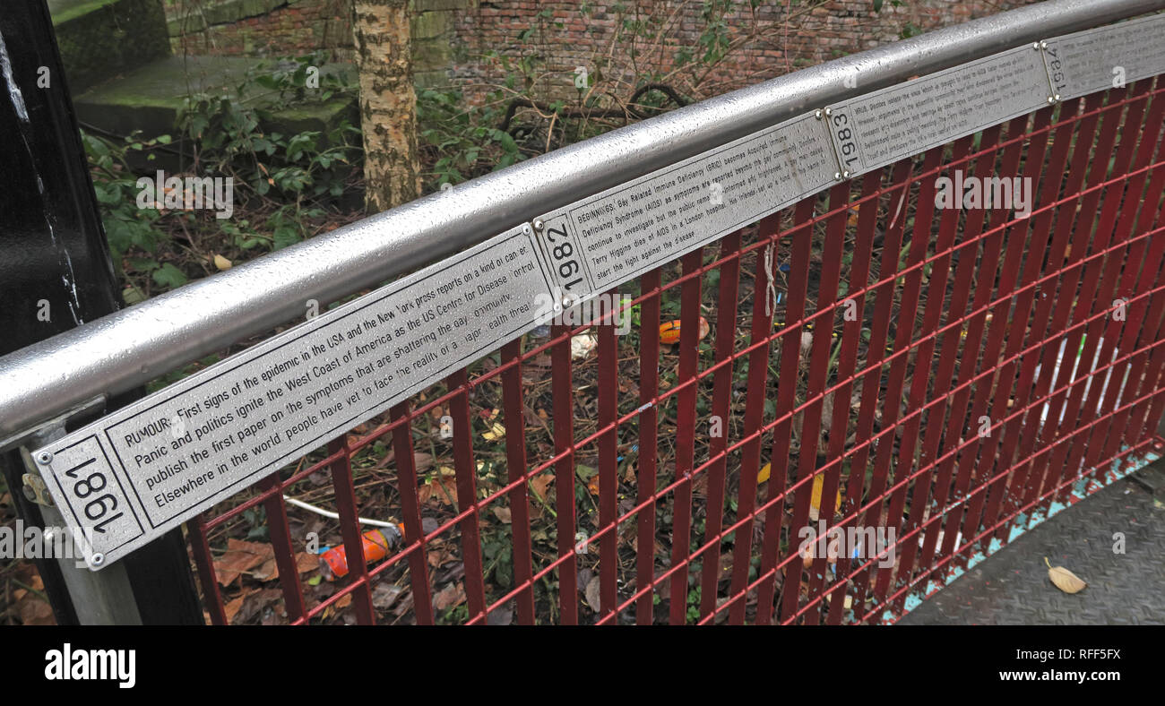 Canal Street, Manchester de l'espoir Banque D'Images