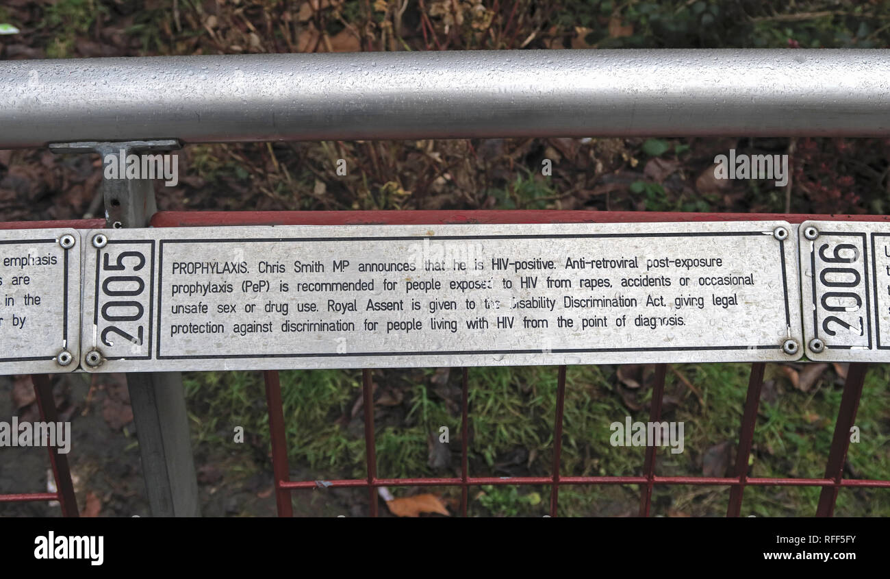 Canal Street, Manchester de l'espoir Banque D'Images