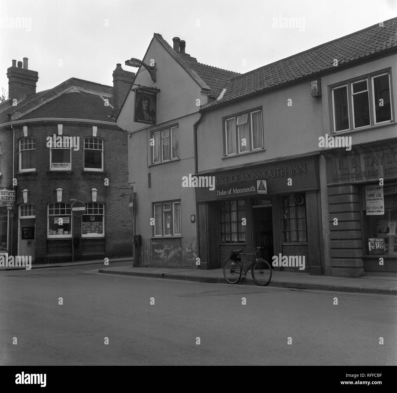 Hotel duc de Monmouth, Bridgwater en 1973 Nombre de l'adresse 0223a Banque D'Images