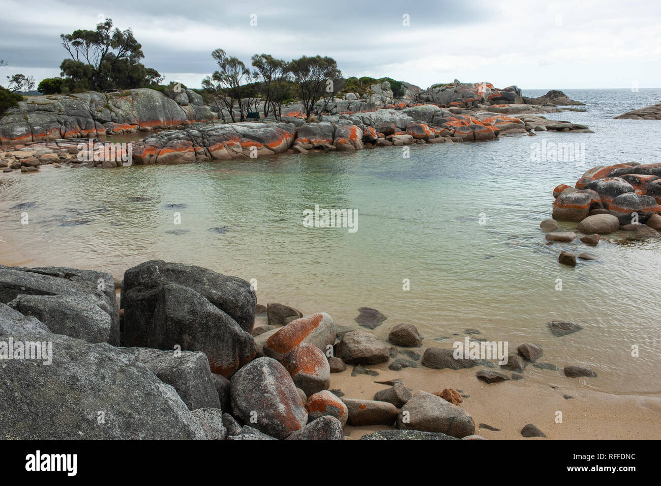 Bay of Fires, Tasmanie, Australie Banque D'Images