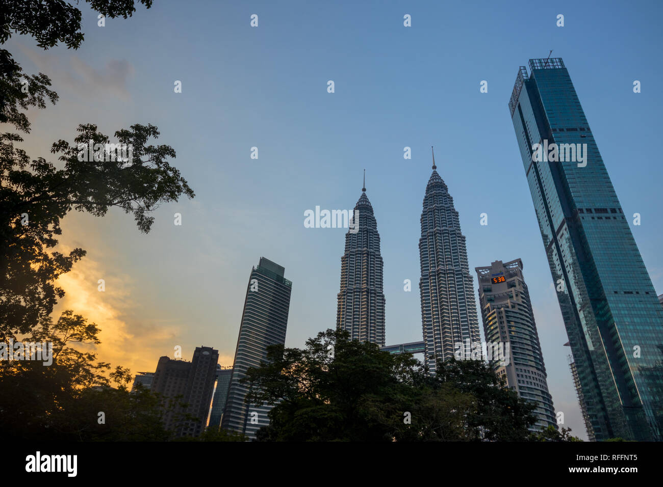 Le Centre de Kuala Lumpur (KLCC), Malaisie Banque D'Images