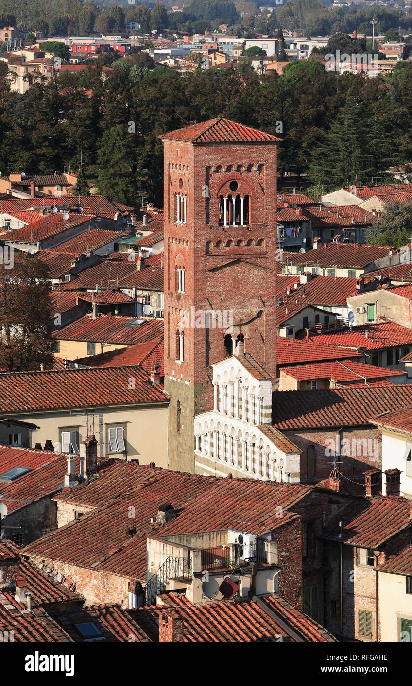Lucca, Toscane, Italie Banque D'Images