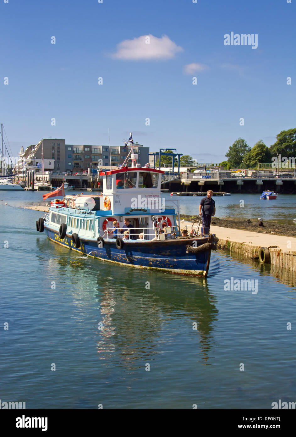 Northern Belle Cremyll Ferry plus en service. Sous réserve d'un appel pour la réparation Banque D'Images