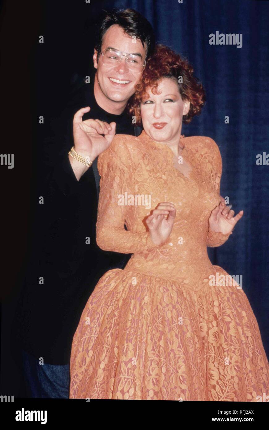 Dan Akroyd et Bette Midler 1990 Photo par Adam Scull/PHOTOlink.net Banque D'Images