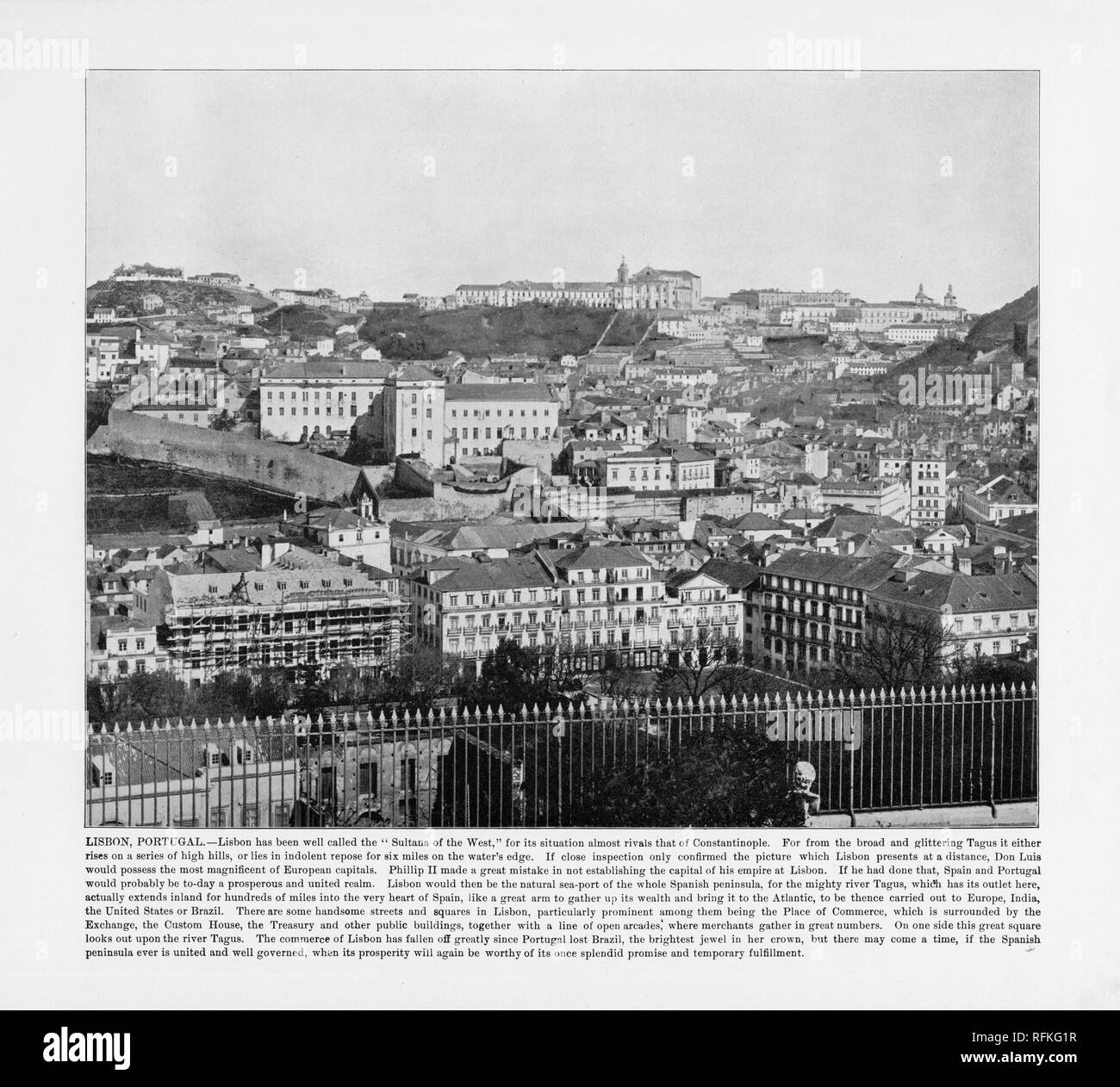 Lisbonne, Portugal, de meubles anciens, 1893 Photographie portugais Banque D'Images