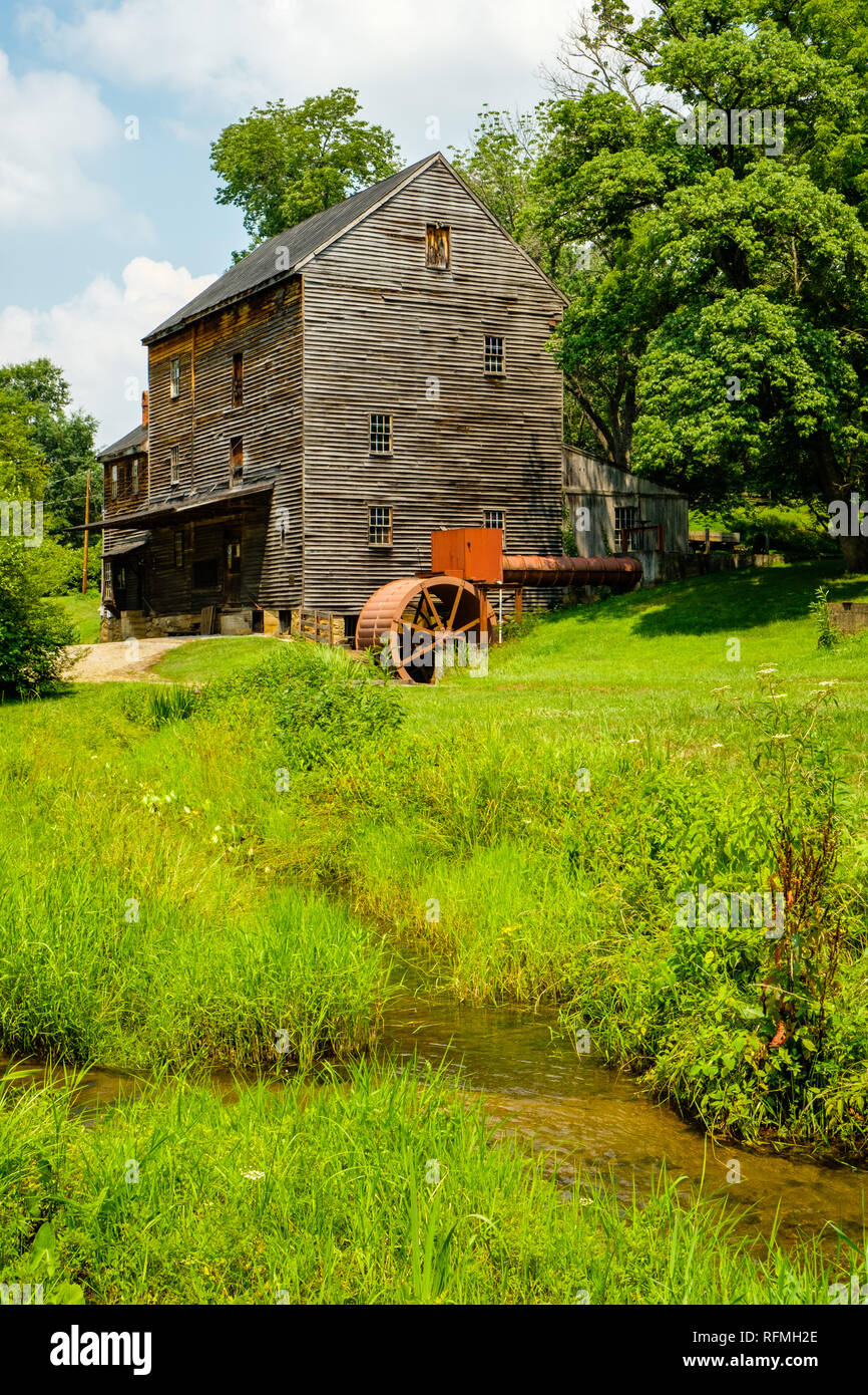 Woodsons Mill, 3211, Virginie Roseland Road Lowesville Banque D'Images