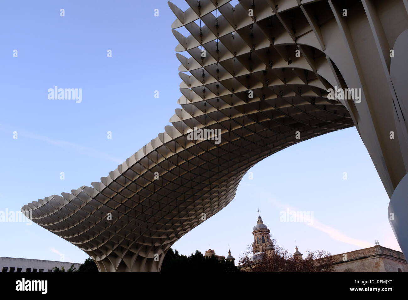 Metropol Parasol Mushroom Canopy Las Setas de la Encarnación Seville Espagne Banque D'Images