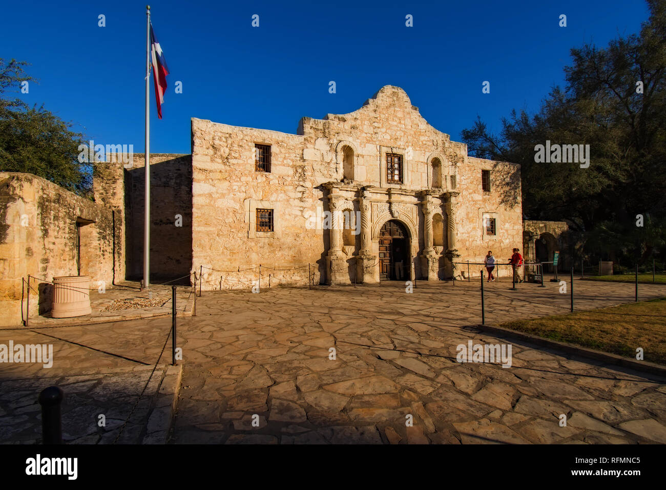 L'Alamo San Antonio Banque D'Images