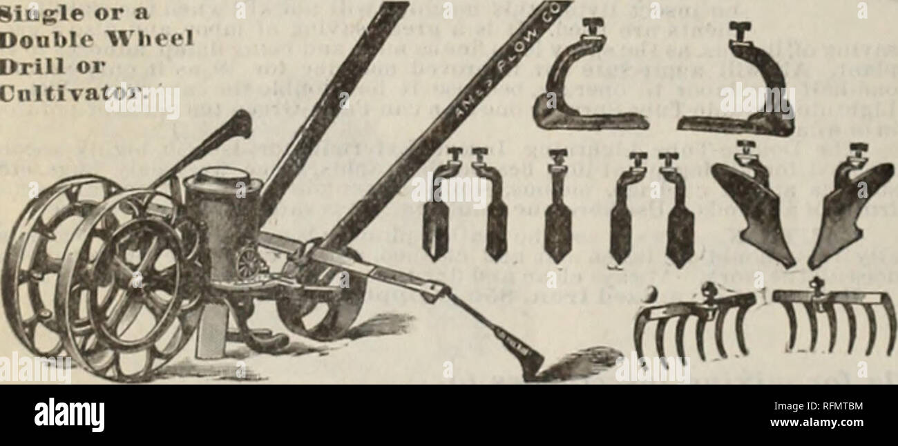 . Leonard's catalogue de semences &AMP ; outils : 1899. Chicago Illinois pépinière ; catalogues de graines de fleurs, graines de légumes Catalogues Catalogues Catalogues ; instruments agricoles. Le nouveau modèle de semoir. Nouveau MODÈLE DE SEMOIR. LltIX HIATHEWW ( 0 %)ATI OKI LI peut être utilisé soit:im:i unique ou une perceuse Double Whee ou cultivateur.. Parmi les dix jardiniers marché de Chicago (si ces exercices sont utilisés pour chacun de tout autre genre. Le shapc diamond travailler&Lt ; d par personne. Le prix, 5,5(). Mathews nouveau semoir combiné universel. Cette illustration montre la combinaison Mettre en Œuvre comme une roue, un semoir double Banque D'Images