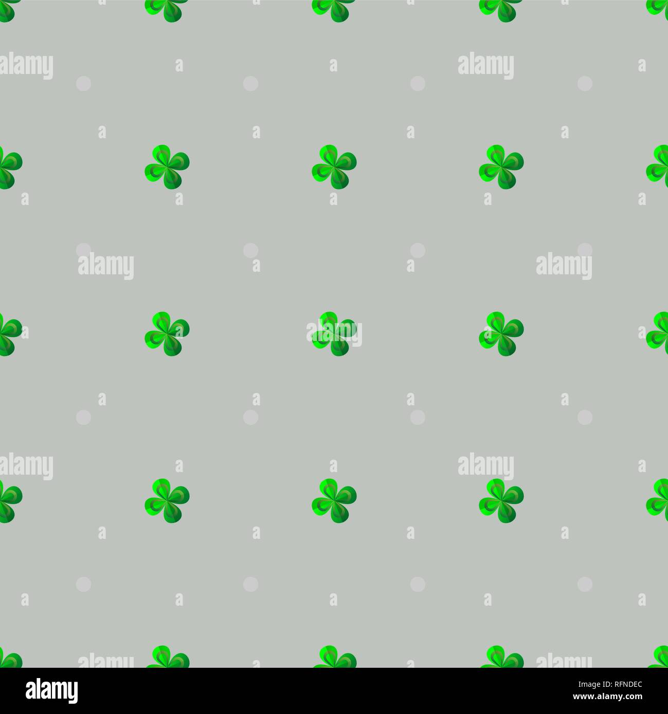 Vector seamless background avec clover et cercle. Eps 10 Illustration de Vecteur