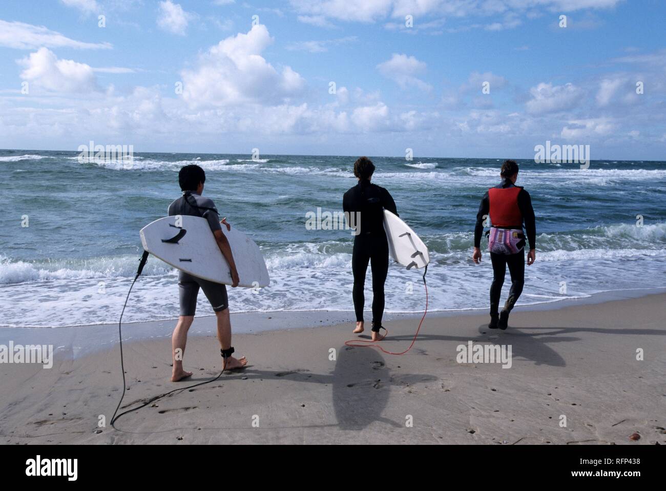 La plage de Agger, nothern Limfjord, North Jutland Banque D'Images